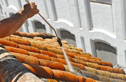 Nettoyage de toitures - Moussac